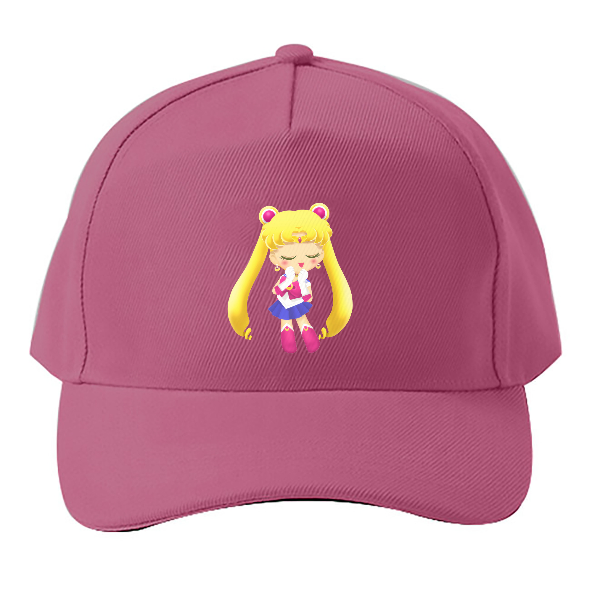 （画像用） 美少女戦士セーラームーン 月野 うさぎ つきの うさぎ Sailor Moon Tsukino Usagi ベースボールキャップ 綿100％ 男女兼用 帽子 スポーツ